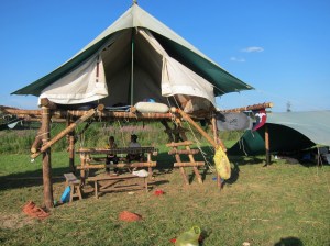 Grace au beau temps, les constructions ont été vite!