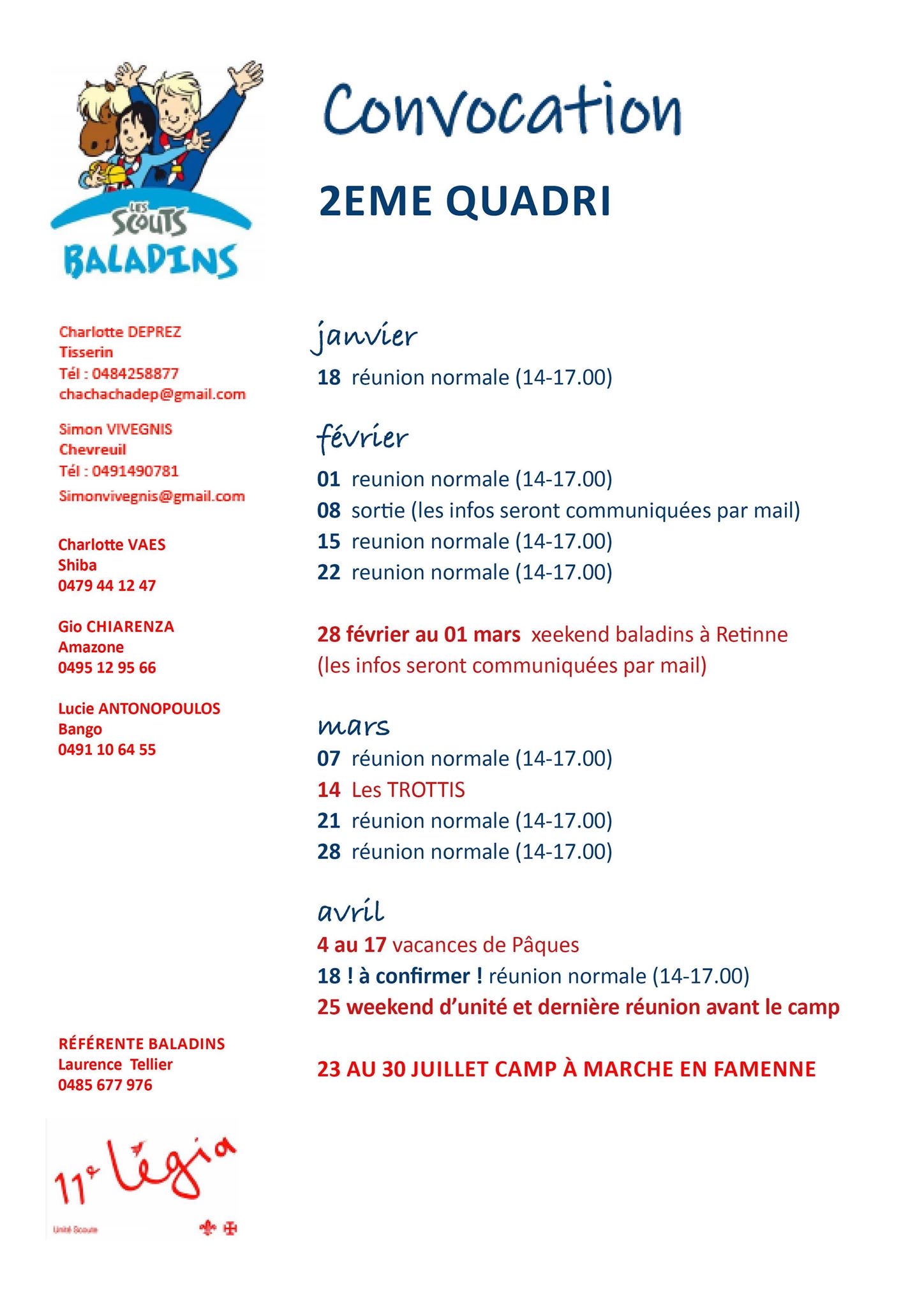 Programme baladins 2020